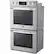 Left. LG - STUDIO 30" Smart Built-In Electric Convection Double Wall Oven with EasyClean - Stainless steel.