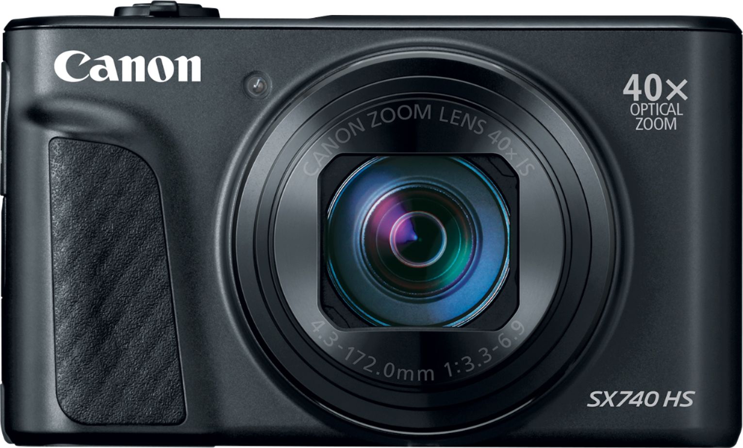 Maak een sneeuwpop Hij Geelachtig Canon PowerShot SX740 HS 20.3-Megapixel Digital Camera Black 2955C001 -  Best Buy