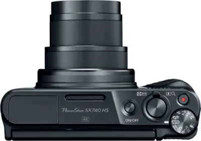 Canon - PowerShot SX740 HS 20.3-Megapixel Digital Camera - Black
