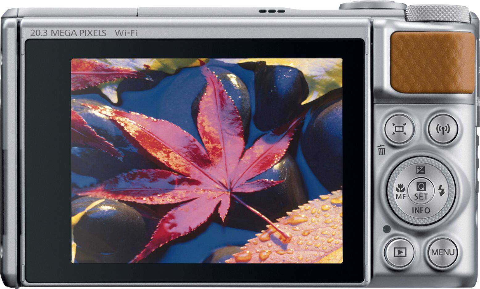 Back. Canon - PowerShot SX740 HS 20.3-Megapixel Digital Camera - Silver.