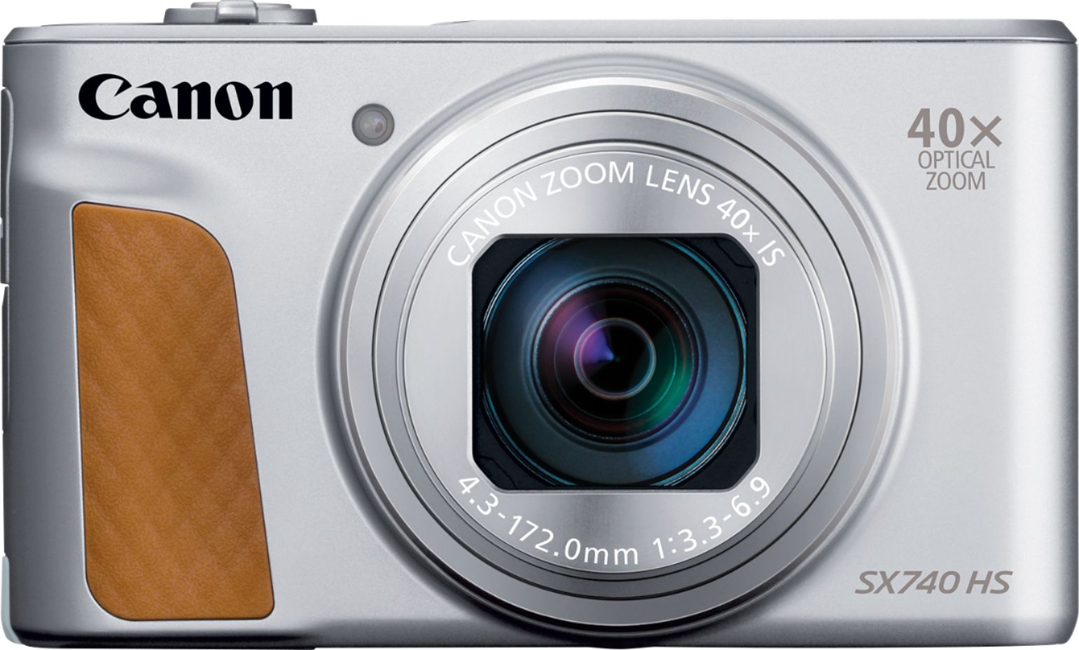 Canon PowerShot SX740 HS 20.3-Megapixel Digital Camera Silver 