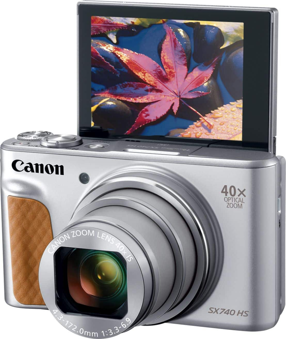 Canon PowerShot SX740 HS 20.3-Megapixel Digital Camera Silver