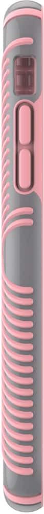presidio glossy grip case for apple iphone xr - gunmetal gray/tart pink presidio glossy grip case for apple iphone xr - gunmetal gray/tart pink