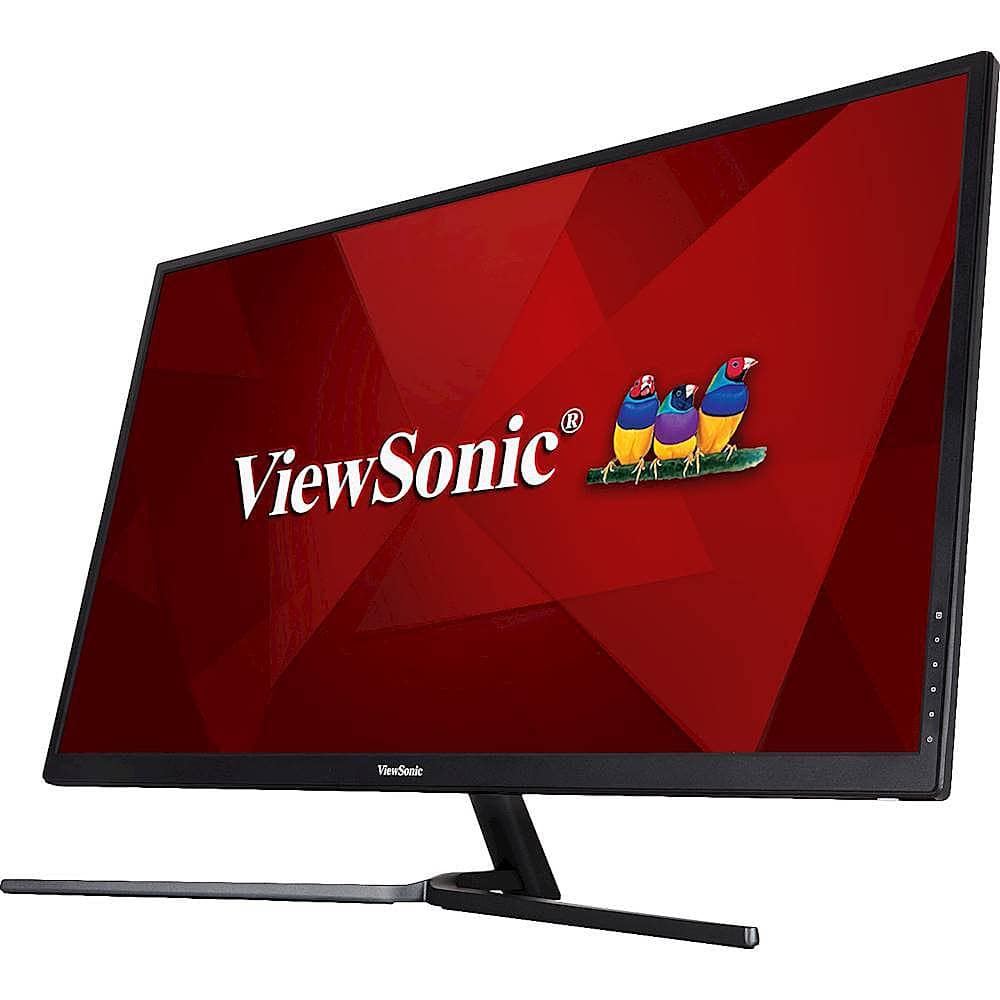 Left. ViewSonic - VX3211-4K-MHD 31.5" LCD 4K UHD FreeSync Monitor (DisplayPort, and HDMI) - Black.