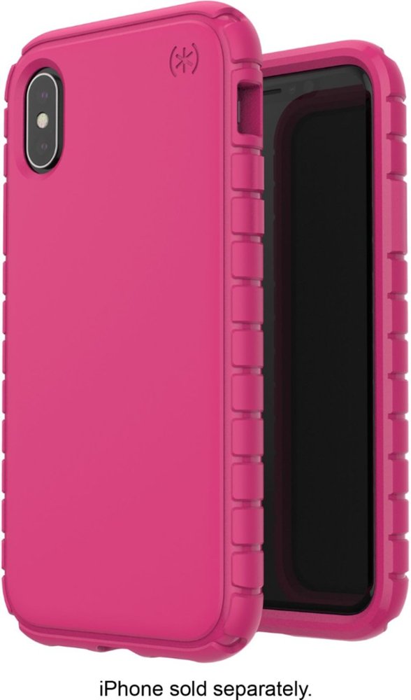 toughskin case for apple iphone x and xs - beetroot pink