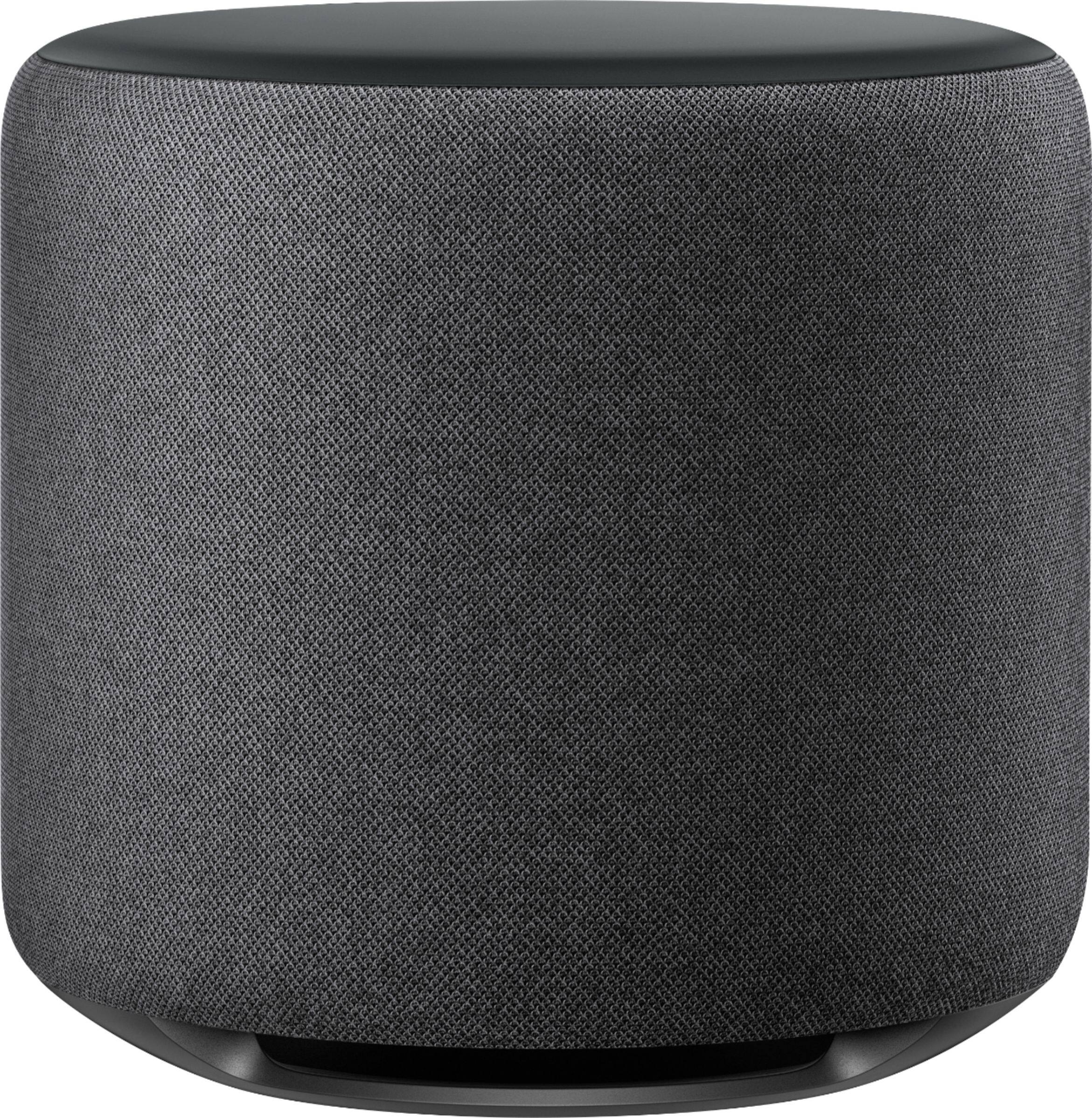 Alt View 12. Amazon - Echo Sub 100W Subwoofer - Charcoal.
