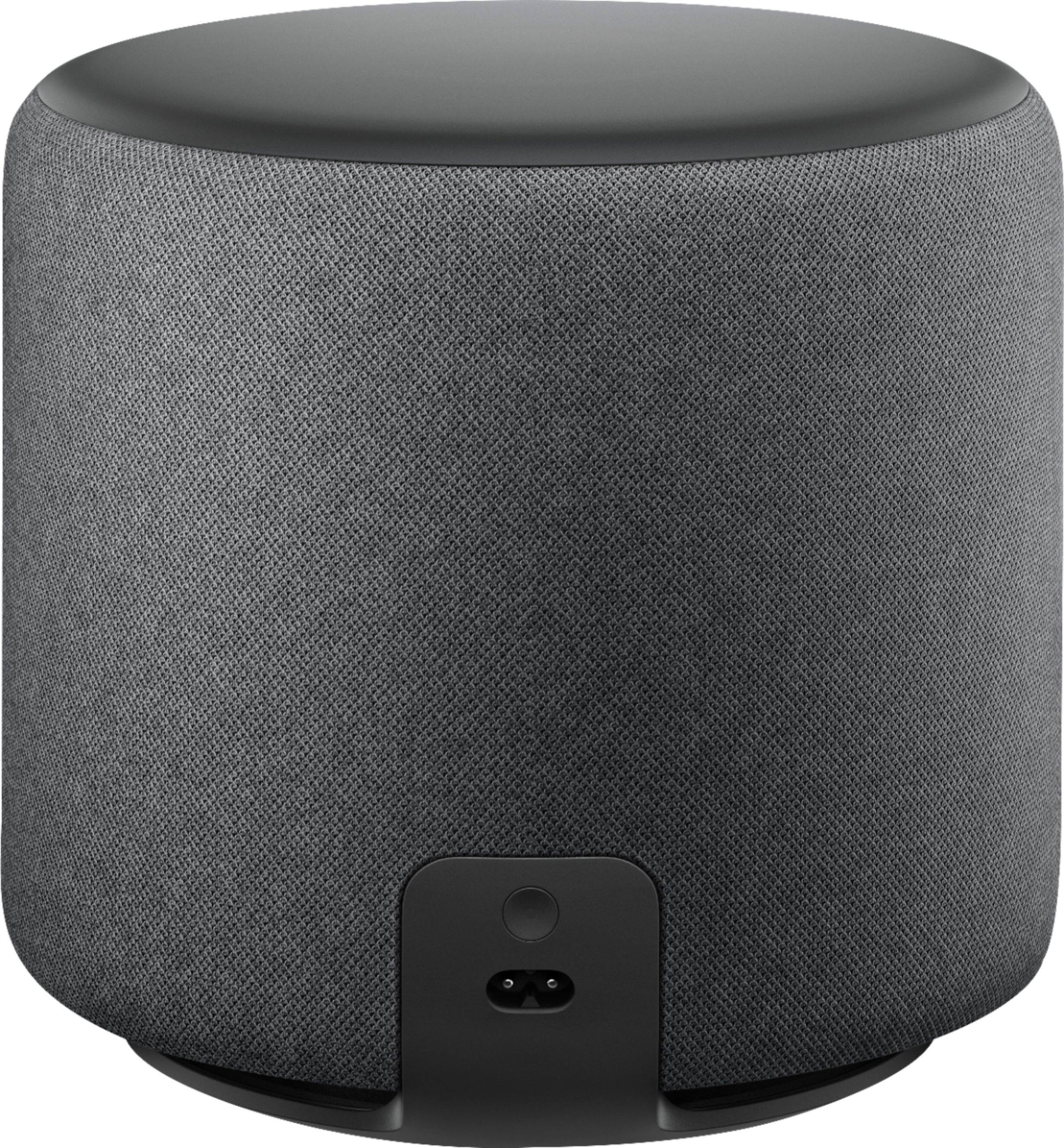 Alt View 13. Amazon - Echo Sub 100W Subwoofer - Charcoal.