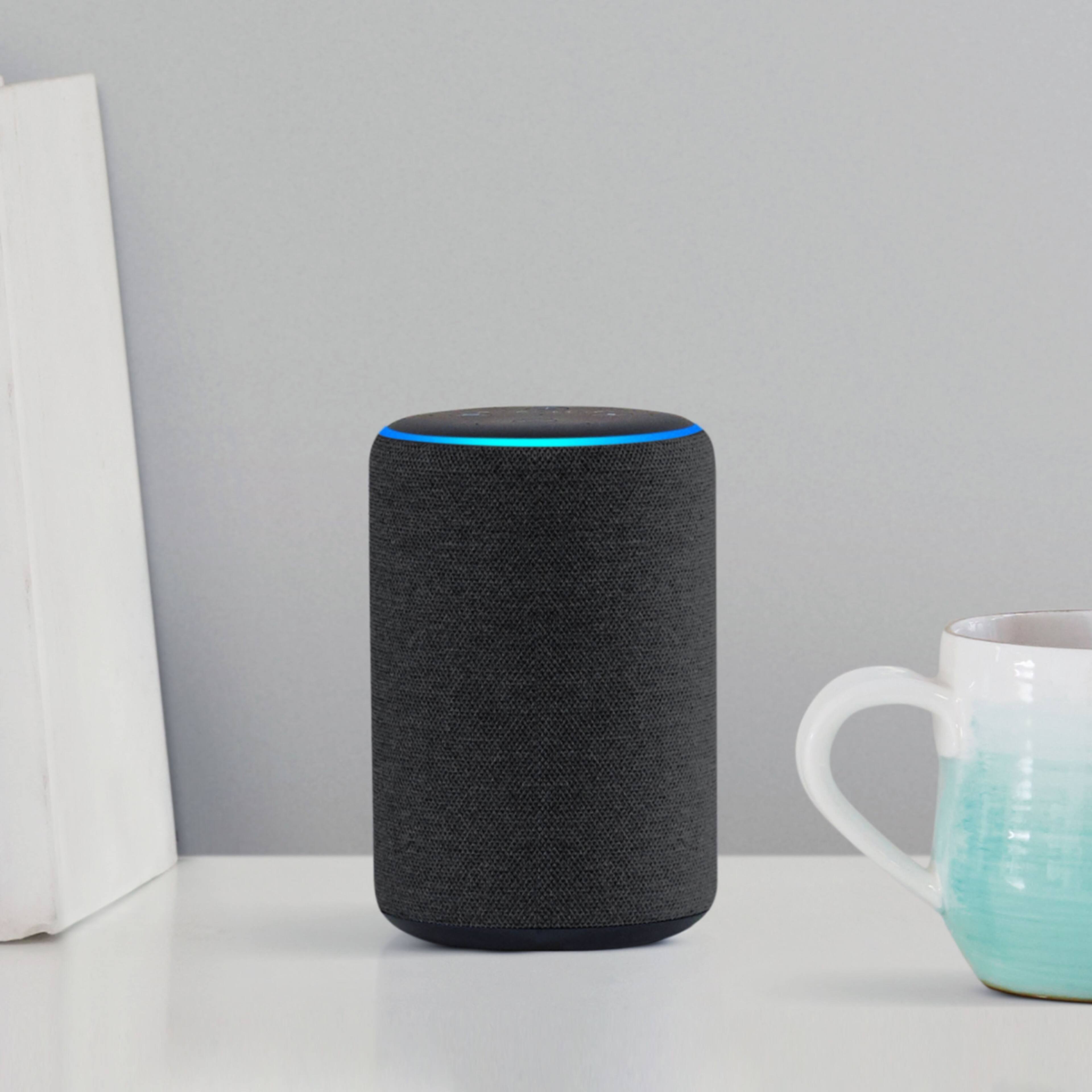 Alt View 16. Amazon - Echo Plus (2nd Gen) - Smart Speaker with Alexa and built in smart home Hub - Sandstone.