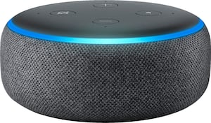 Amazon - Echo Dot (3rd Gen) - Charcoal - Front_Zoom