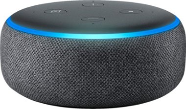 Amazon - Echo Dot (3rd Gen) - Smart Speaker with Alexa - Charcoal - Front_Zoom