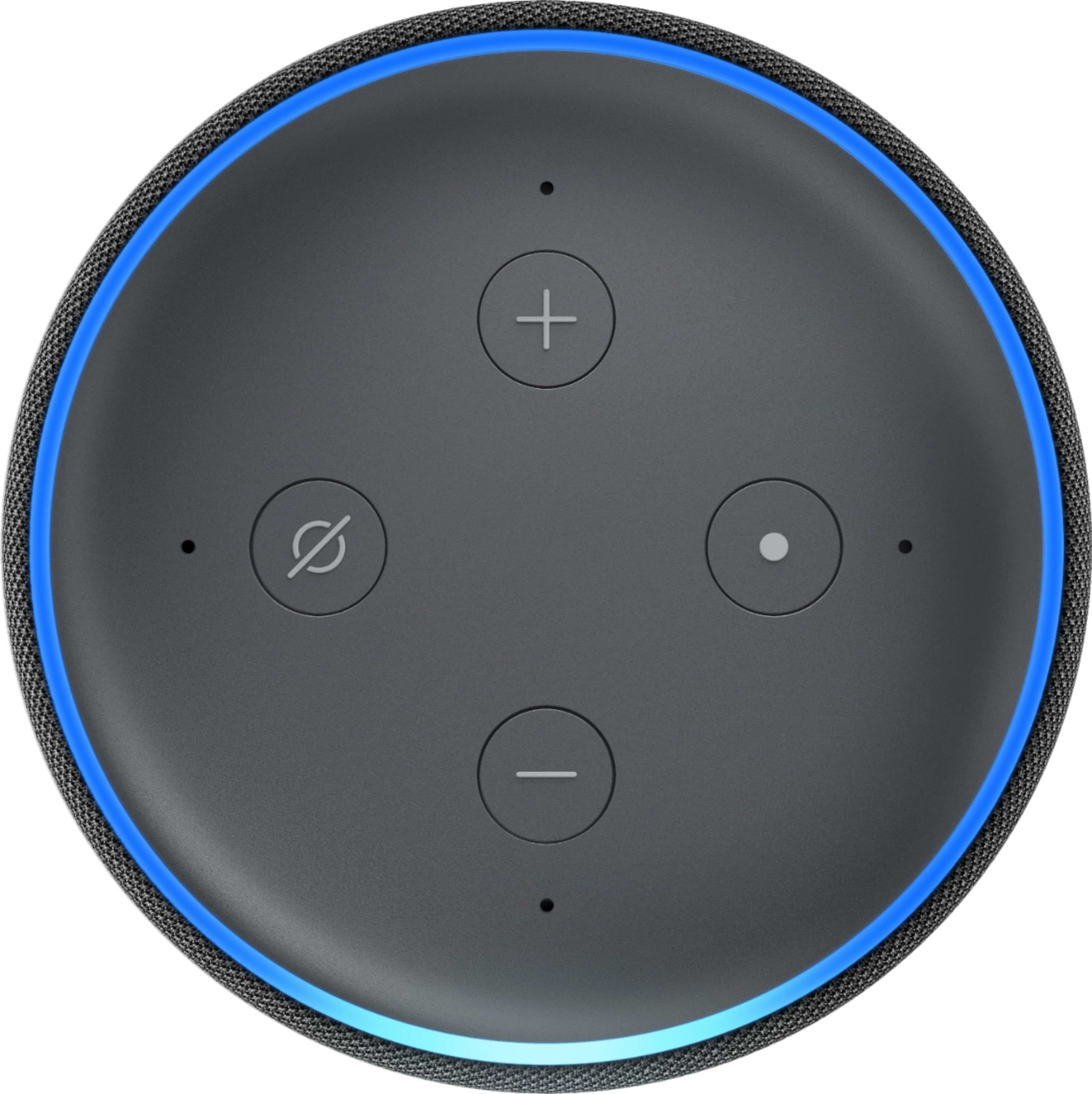 3.Generation Smart Lautsprecher Alexa Neu & OVP Amazon Echo Dot schwarz 