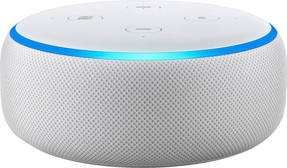 Zoom in on Front Zoom. Amazon - Echo Dot (3rd Gen) - Smart Speaker with Alexa - Sandstone. Click through to find Humor, Gifts for Mamas and Grads + Books to Keep You Company!