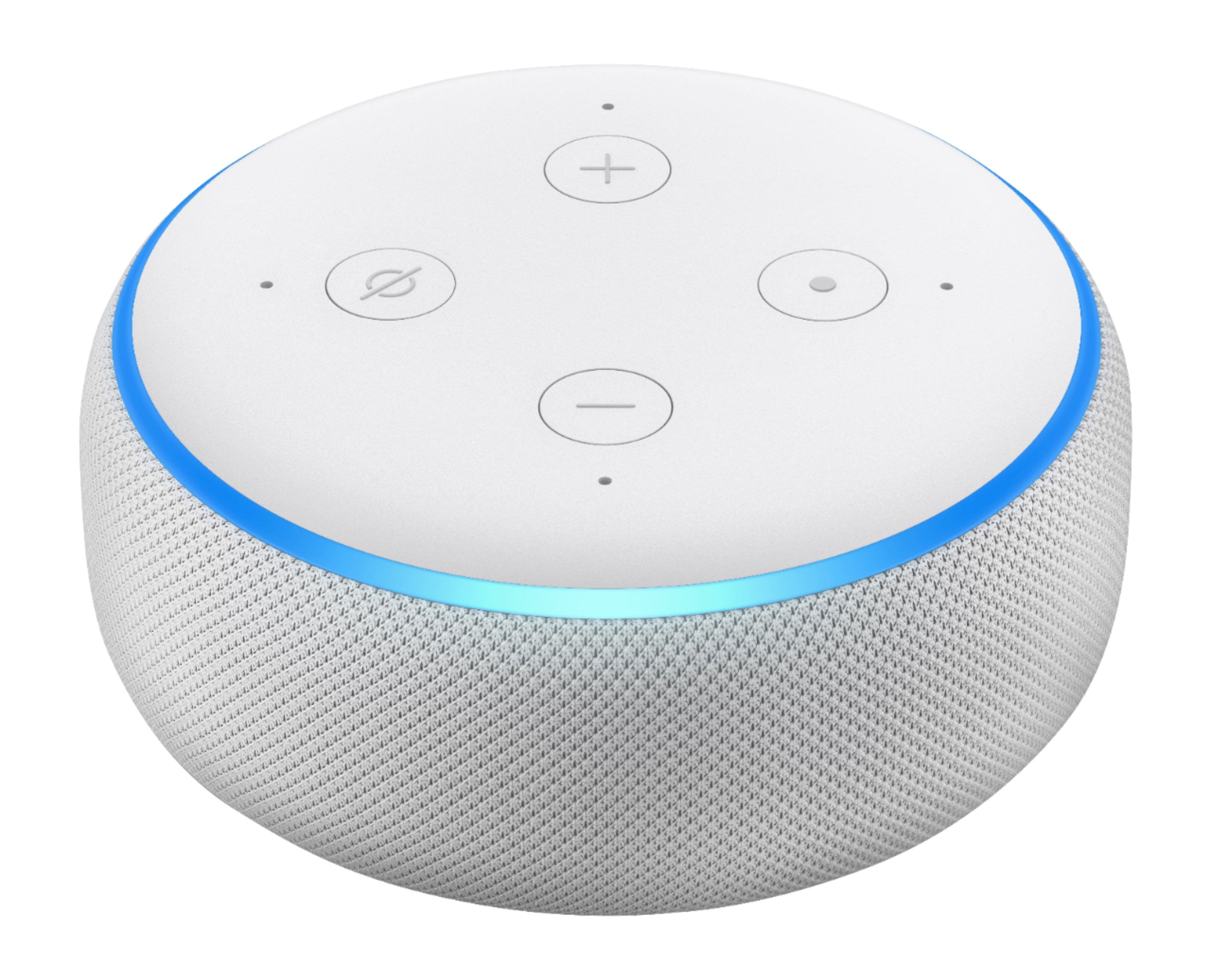 Alt View 11. Amazon - Echo Dot (3rd Gen) - Smart Speaker with Alexa - Sandstone.