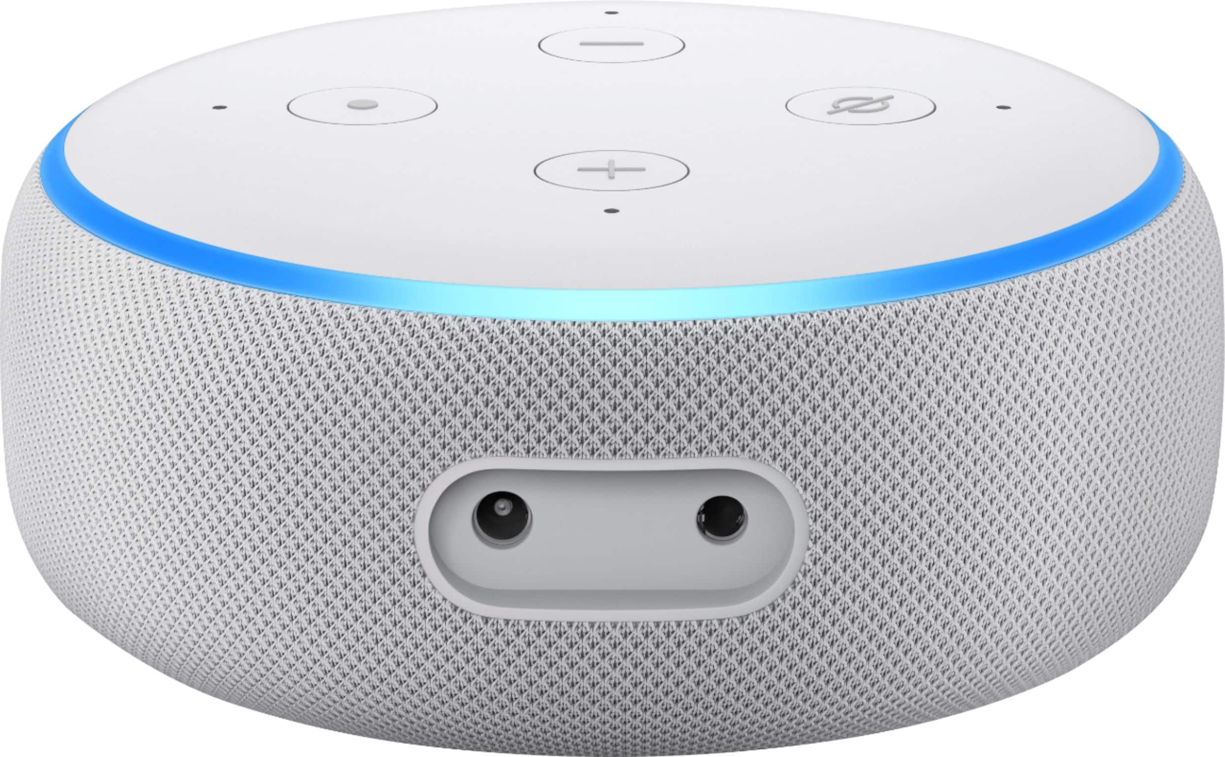 Alt View 13. Amazon - Echo Dot (3rd Gen) - Smart Speaker with Alexa - Sandstone.