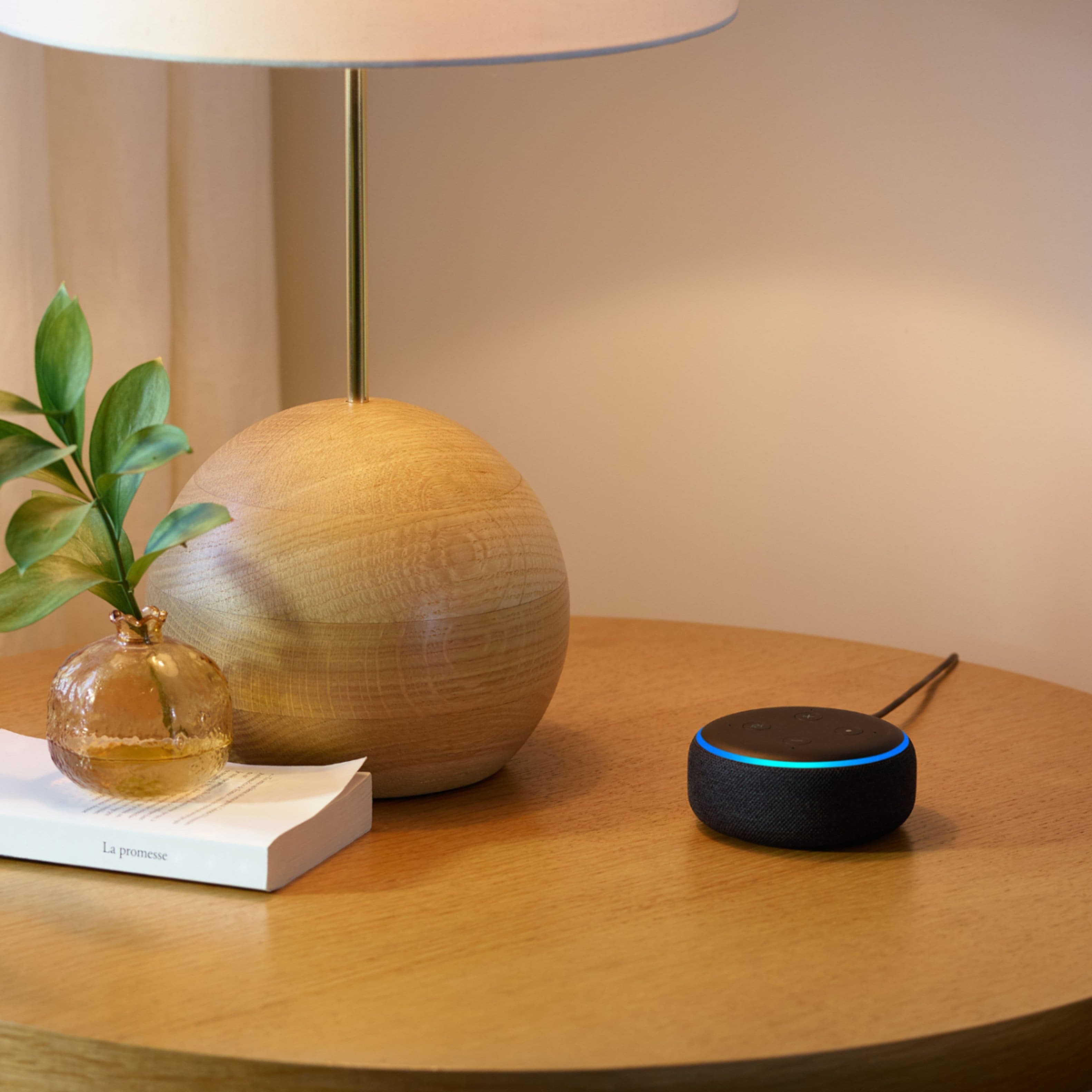 Alt View 14. Amazon - Echo Dot (3rd Gen) - Smart Speaker with Alexa - Sandstone.
