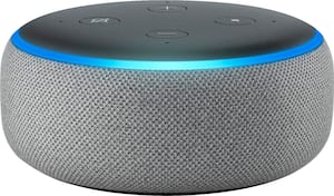 Amazon - Echo Dot (3rd Gen) - Smart Speaker with Alexa - Heather Gray