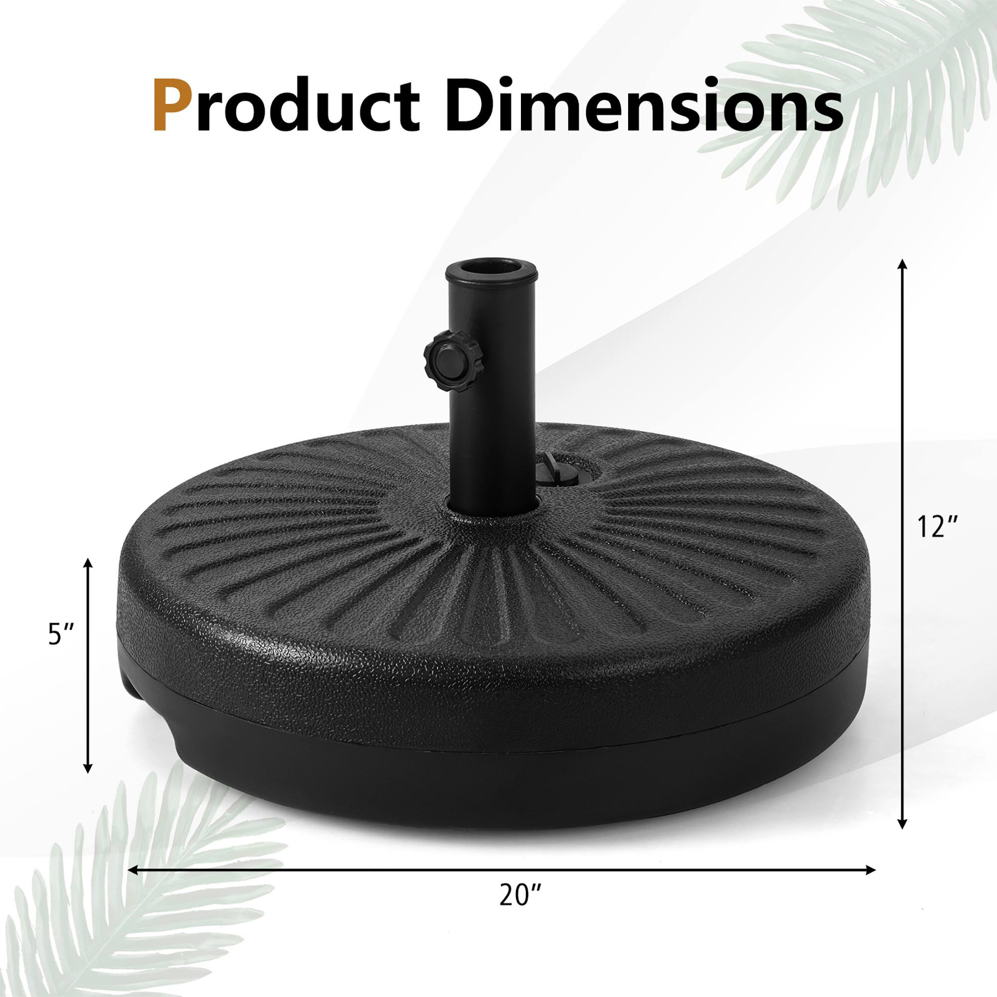 Product Dimensions: 12" x 5" x 20"