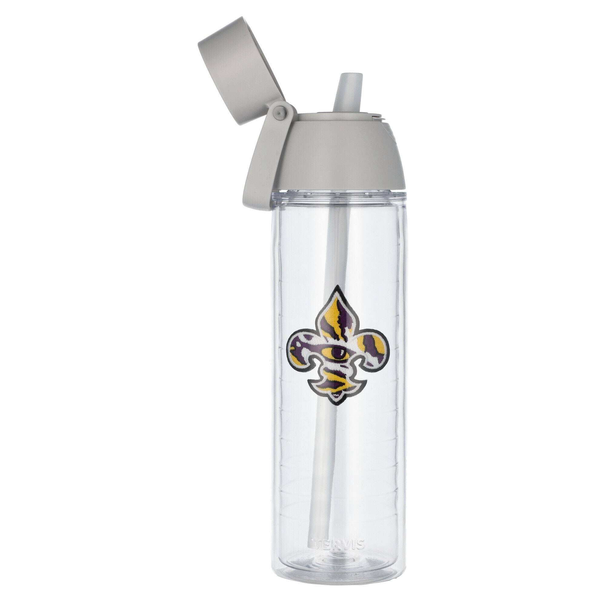 Front. Tervis - LSU Tigers 24oz. Emblem Venture Lite Water Bottle - Multicolor.