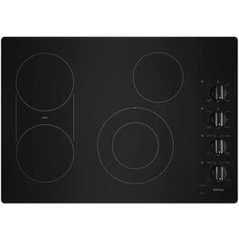 Maytag - 30" Electric Cooktop - Black