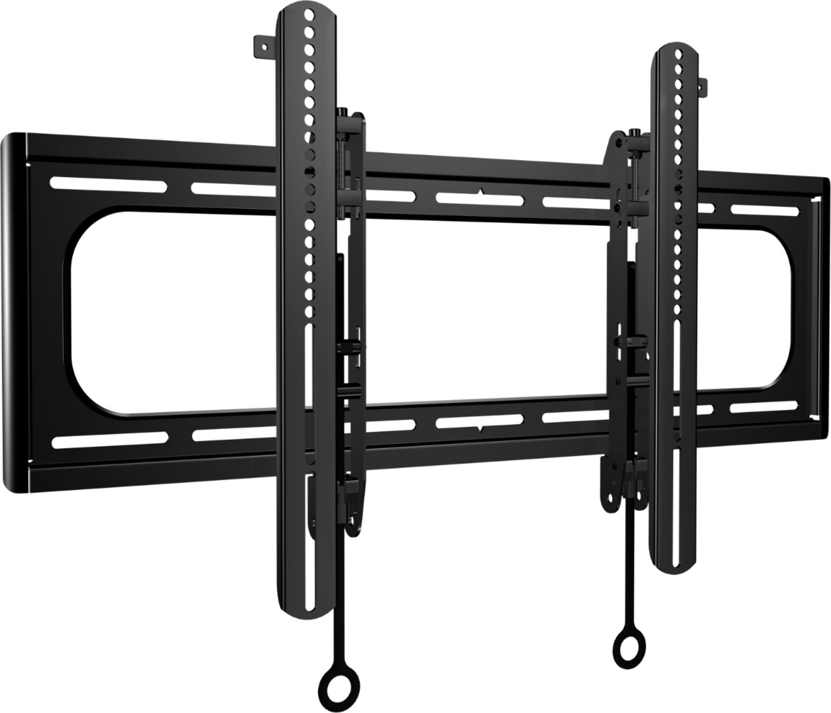 Angle. Sanus - Premium Series Fixed-Position TV Wall Mount for Most TVs 65"-95" up to 180 lbs - Slim Profile Sits 1.6" From Wall - Black.