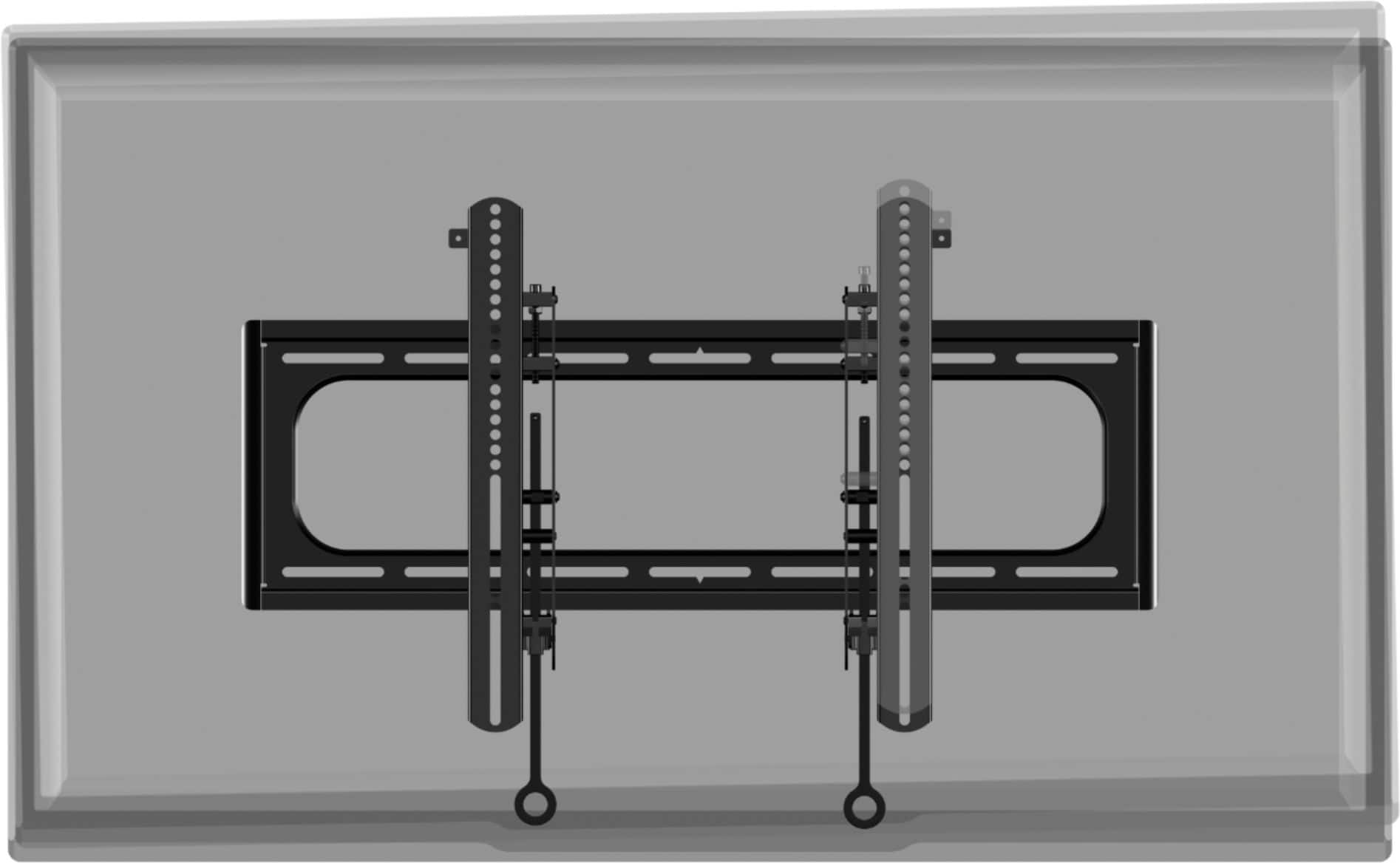 Alt View 12. Sanus - Premium Series Fixed-Position TV Wall Mount for Most TVs 65"-95" up to 180 lbs - Slim Profile Sits 1.6" From Wall - Black.