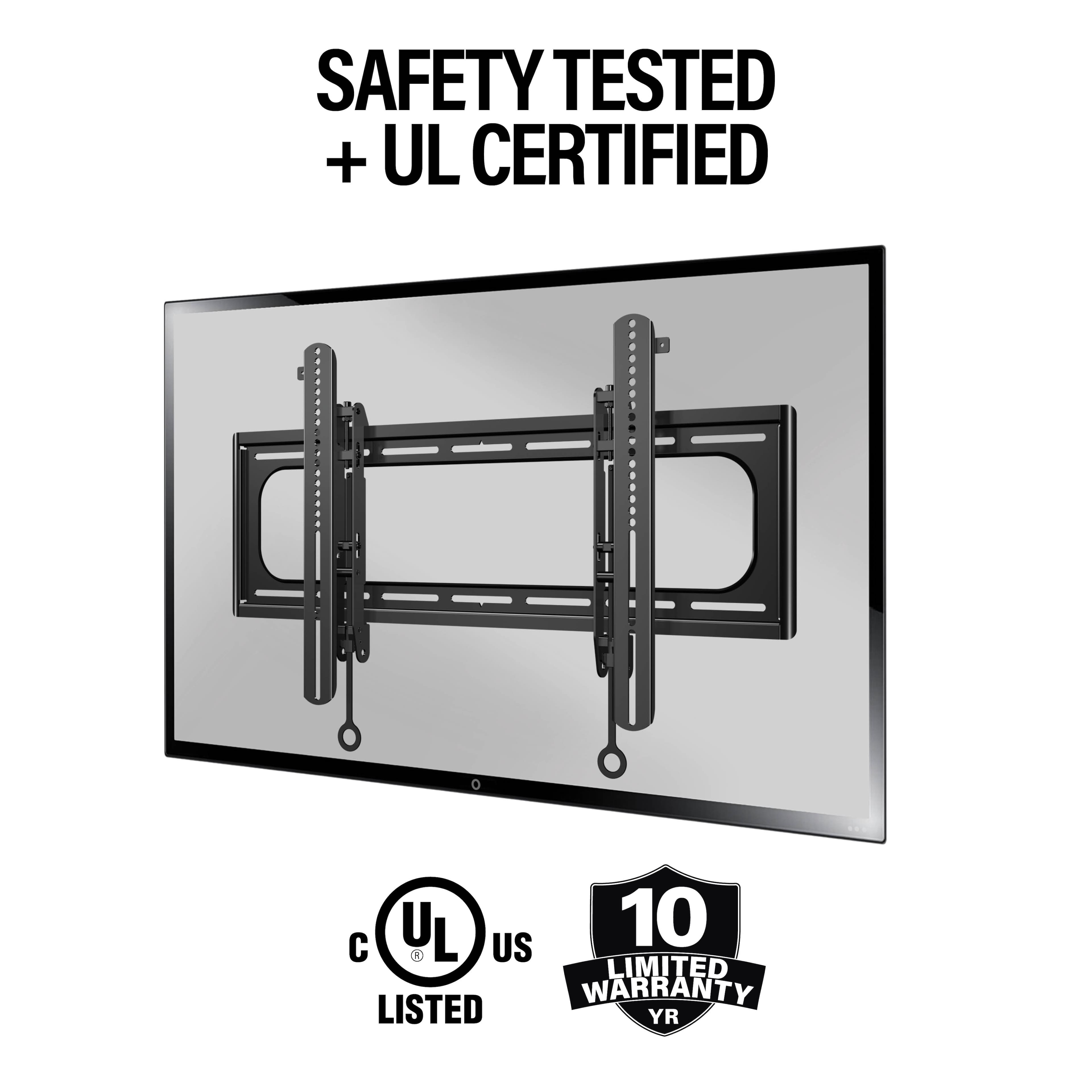 SAFETY TESTED + UL CERTIFIED 10 YEAR LIMITED WARRANTY LISTED.