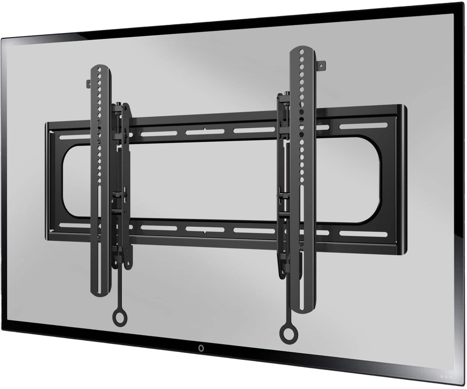 Alt View 1. Sanus - Premium Series Fixed-Position TV Wall Mount for Most TVs 65"-95" up to 180 lbs - Slim Profile Sits 1.6" From Wall - Black.