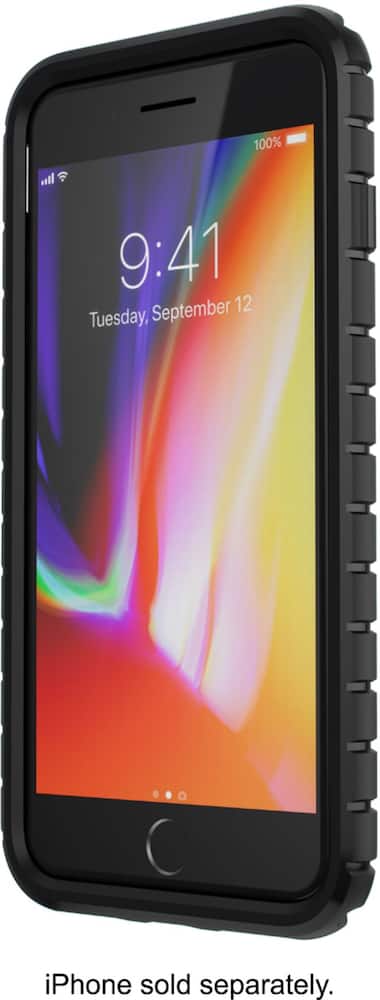 toughskin modular case for apple iphone 7 plus and 8 plus - black toughskin modular case for apple iphone 7 plus and 8 plus - black