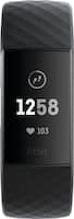 Fitbit - Charge 3 Activity Tracker + Heart Rate - Black/Graphite - Front_Zoom