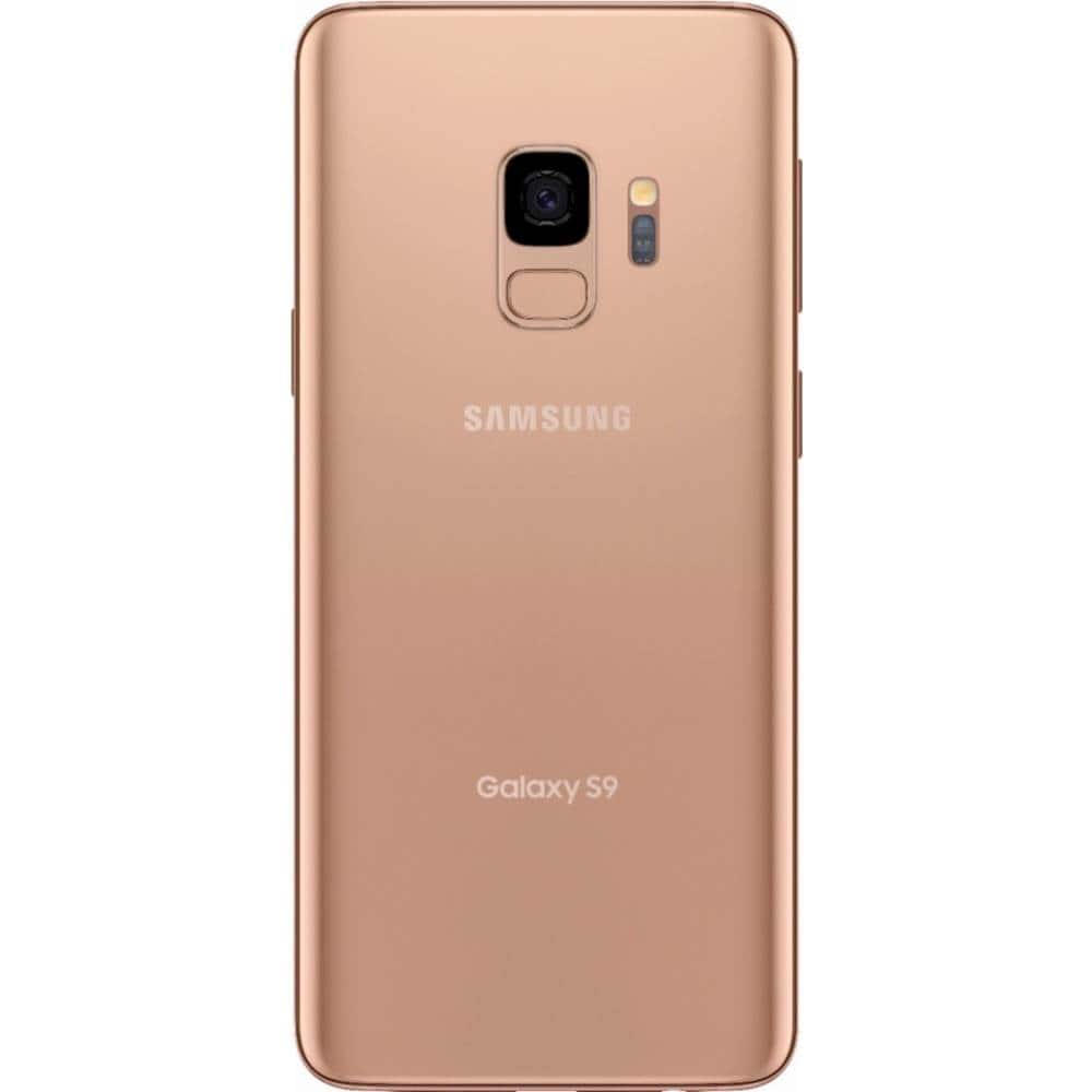Back. Samsung - Geek Squad Certified Refurbished Galaxy S9 64GB - Sunrise Gold.
