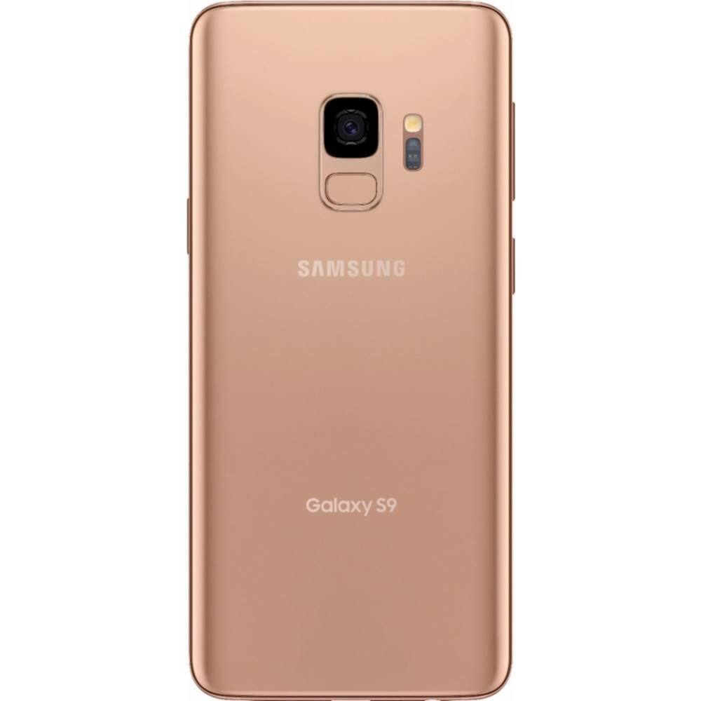 Back. Samsung - Geek Squad Certified Refurbished Galaxy S9 64GB - Sunrise Gold.
