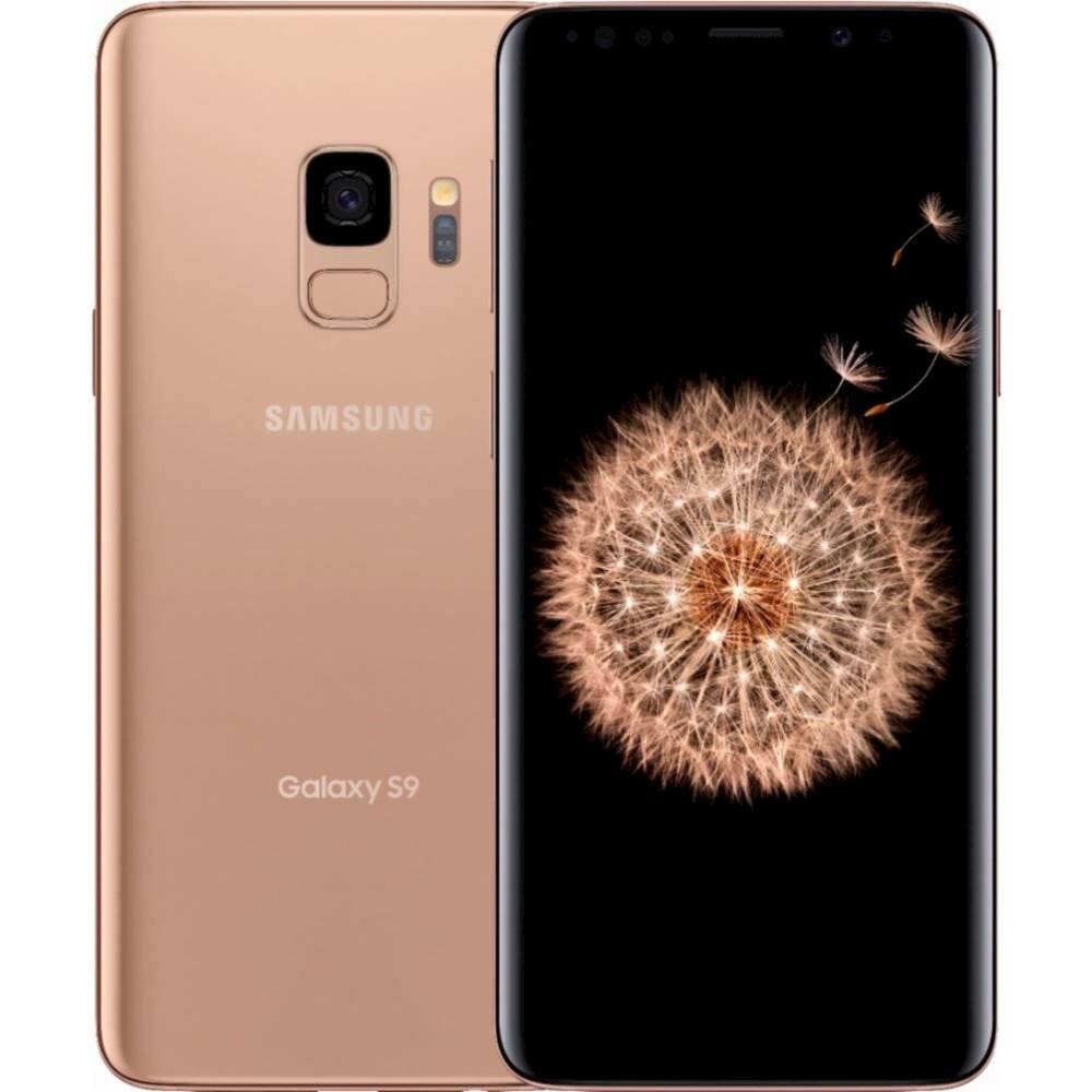 Alt View 11. Samsung - Geek Squad Certified Refurbished Galaxy S9 64GB - Sunrise Gold.