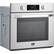 Angle. LG - STUDIO 30" Smart Built-In Single Electric Convection Wall Oven with EasyClean - Stainless steel.