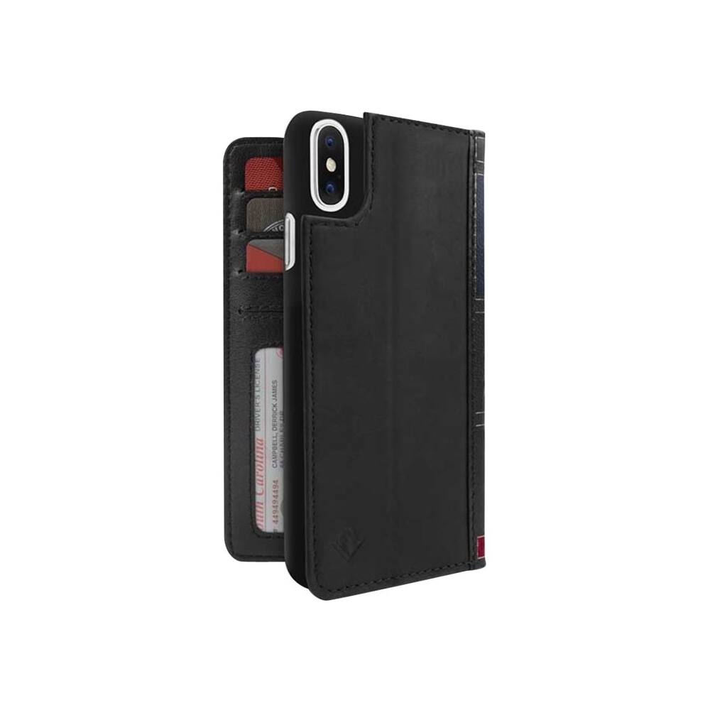 bookbook case for apple iphone x and xs - black bookbook case for apple iphone x and xs - black