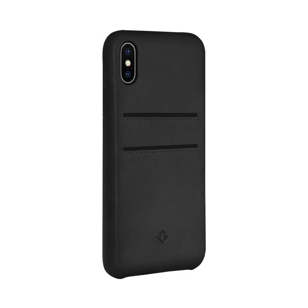 relaxedleather case for apple iphone x and xs - black