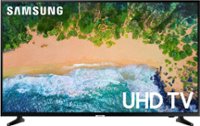 Front. Samsung - 50" Class - LED - NU6900 Series - 2160p - Smart - 4K UHD TV with HDR - Glossy Black.