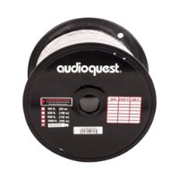 AudioQuest - SLiP/DB-14/4 CL3/FT4 In-Wall & Direct Burial Rated Bulk Spool Speaker Cable - White/Silver Stripe - Front_Zoom