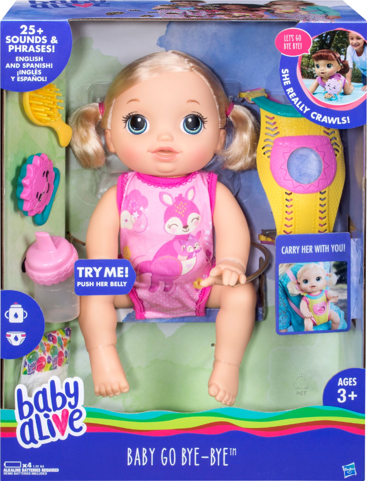 Baby Alive Baby Go Bye-Bye Baby Doll C26880000 - Best Buy
