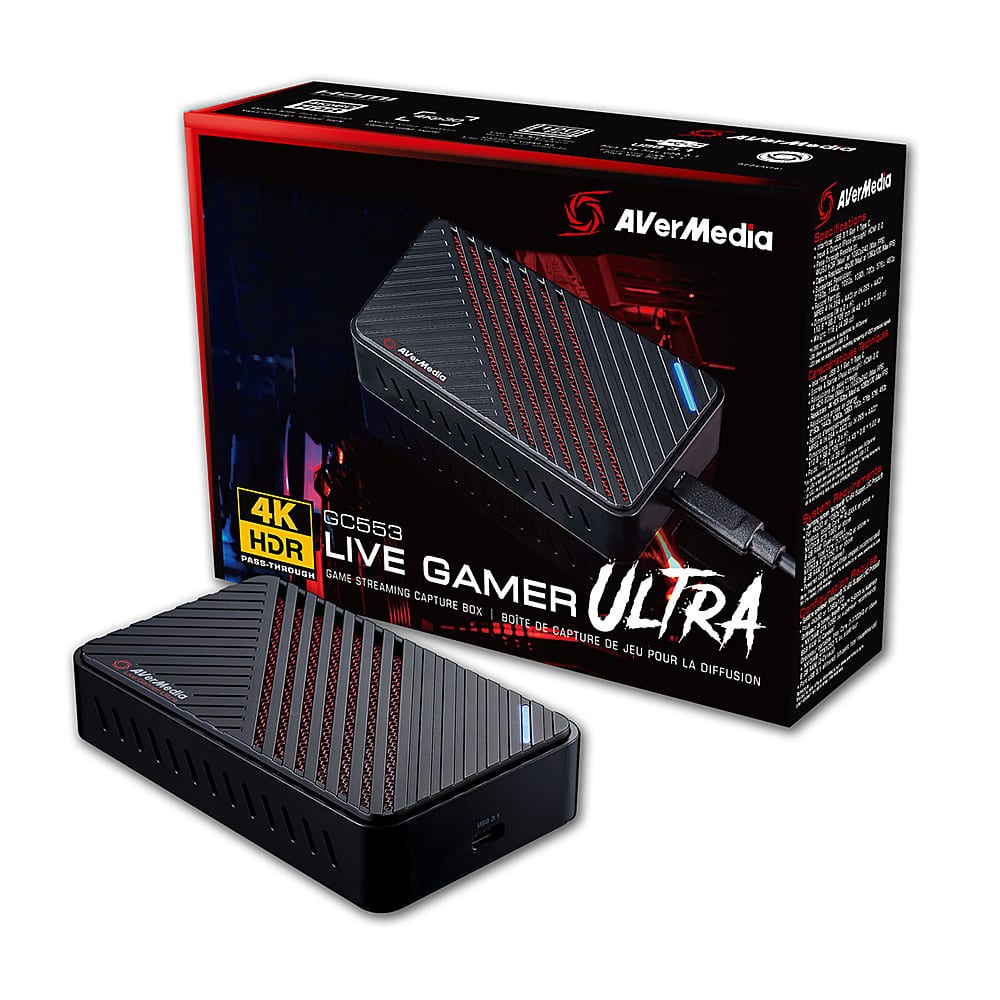 超激安人気AVerMedia Live Gamer Ultra GC553 本体のみ PC用ゲームコントローラー・コンバーター