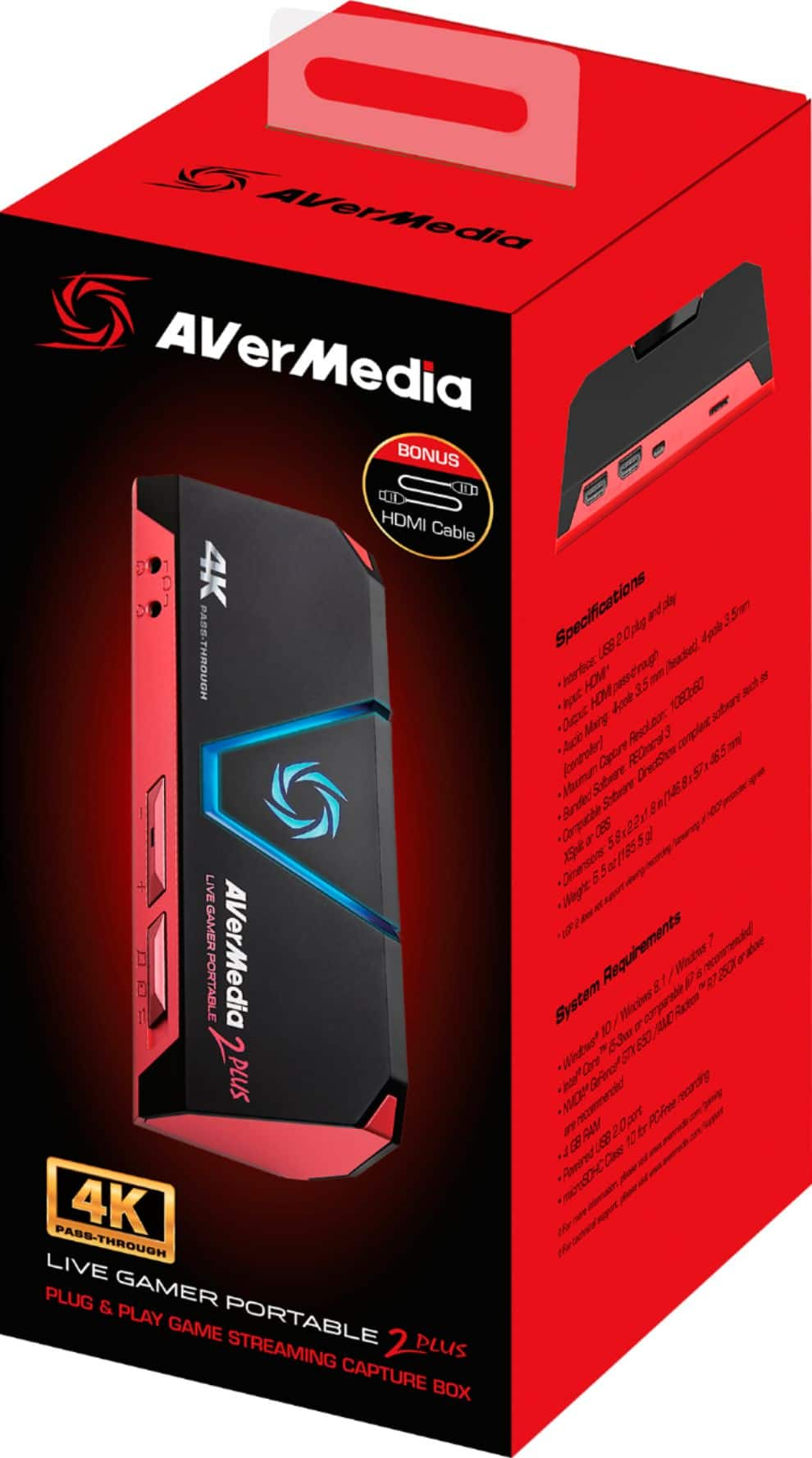 AVerMedia Live Gamer Portable 2 Plus Black GC513B - Best Buy