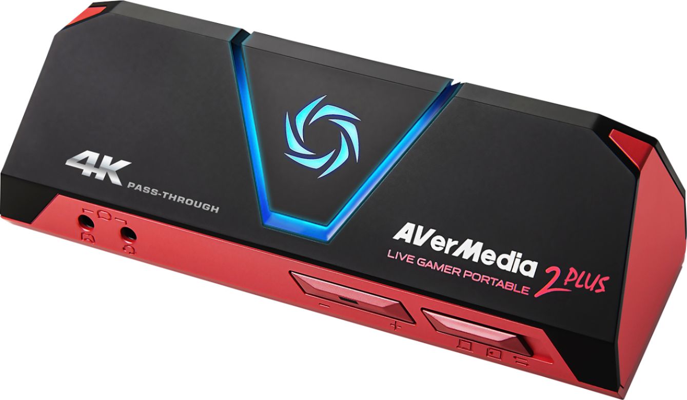 Left View: AVerMedia - Live Gamer Portable 2 Plus - Black