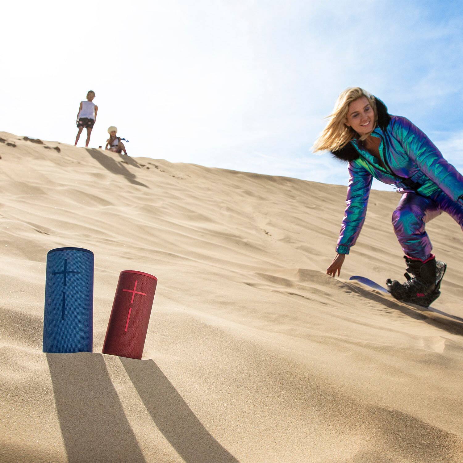 Alt View 13. Ultimate Ears - BOOM 3 Portable Wireless Bluetooth Speaker with Waterproof/Dustproof Design - Sunset Red.