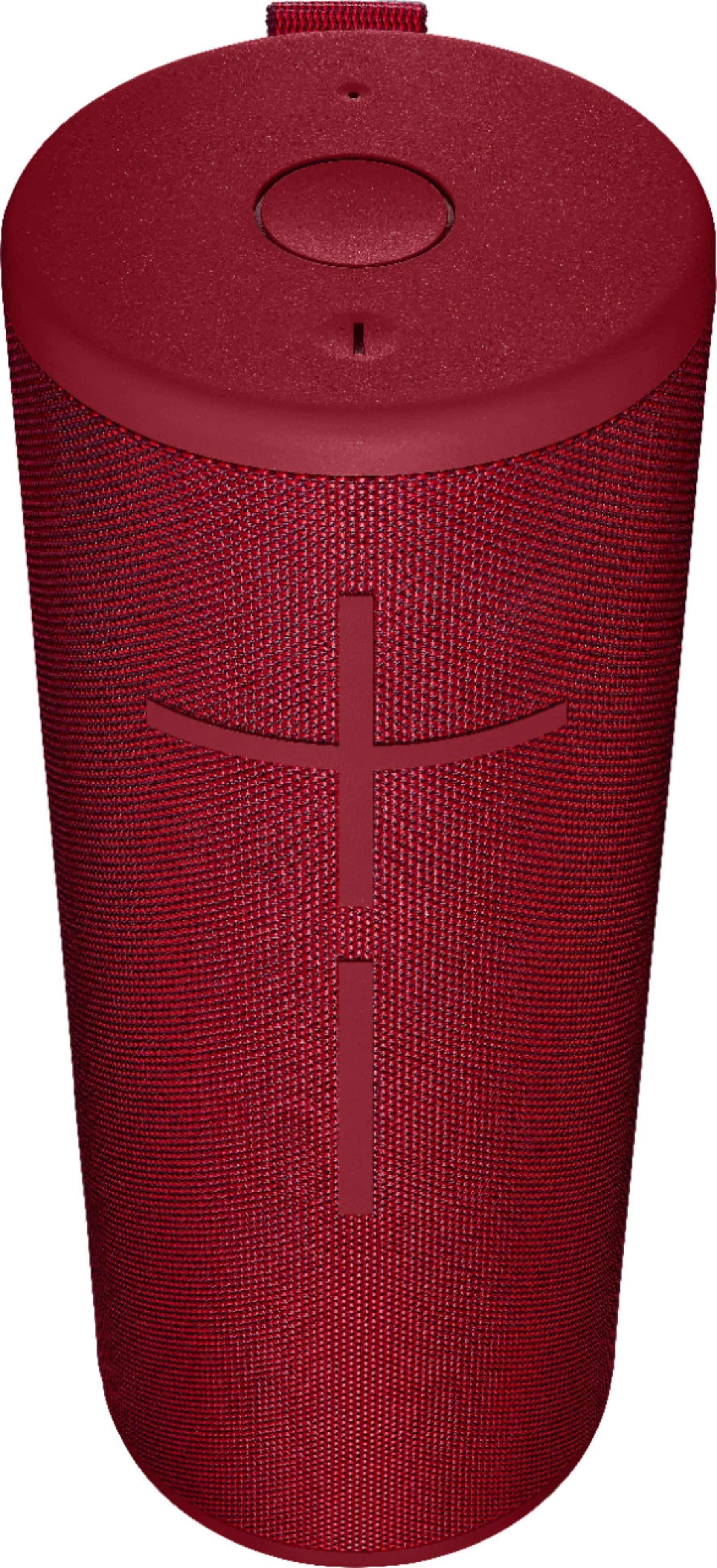Front. Ultimate Ears - MEGABOOM 3 Portable Wireless Bluetooth Speaker with Waterproof/Dustproof Design - Sunset Red.