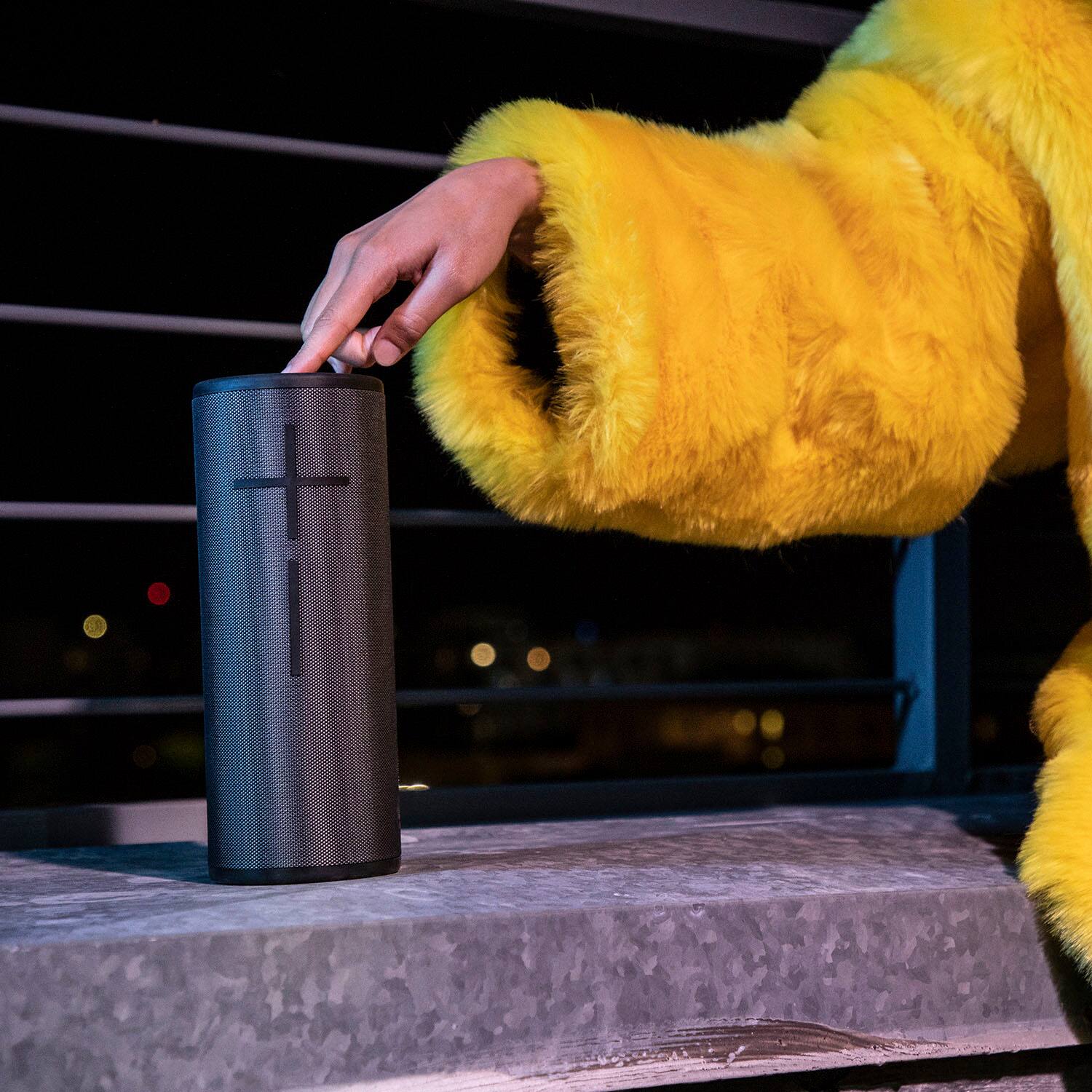 Alt View 23. Ultimate Ears - MEGABOOM 3 Portable Wireless Bluetooth Speaker with Waterproof/Dustproof Design - Night Black.