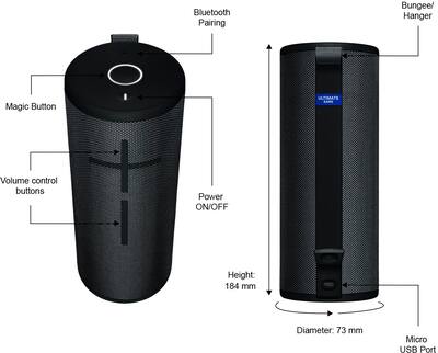 Ultimate Ears BOOM 3 Portable Wireless Bluetooth Speaker with Ultimate Ears BOOM 3 Portable Wireless Bluetooth Speaker with