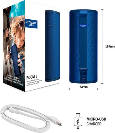 Ultimate Ears BOOM 3 Portable Wireless Bluetooth Speaker with Ultimate Ears BOOM 3 Portable Wireless Bluetooth Speaker with