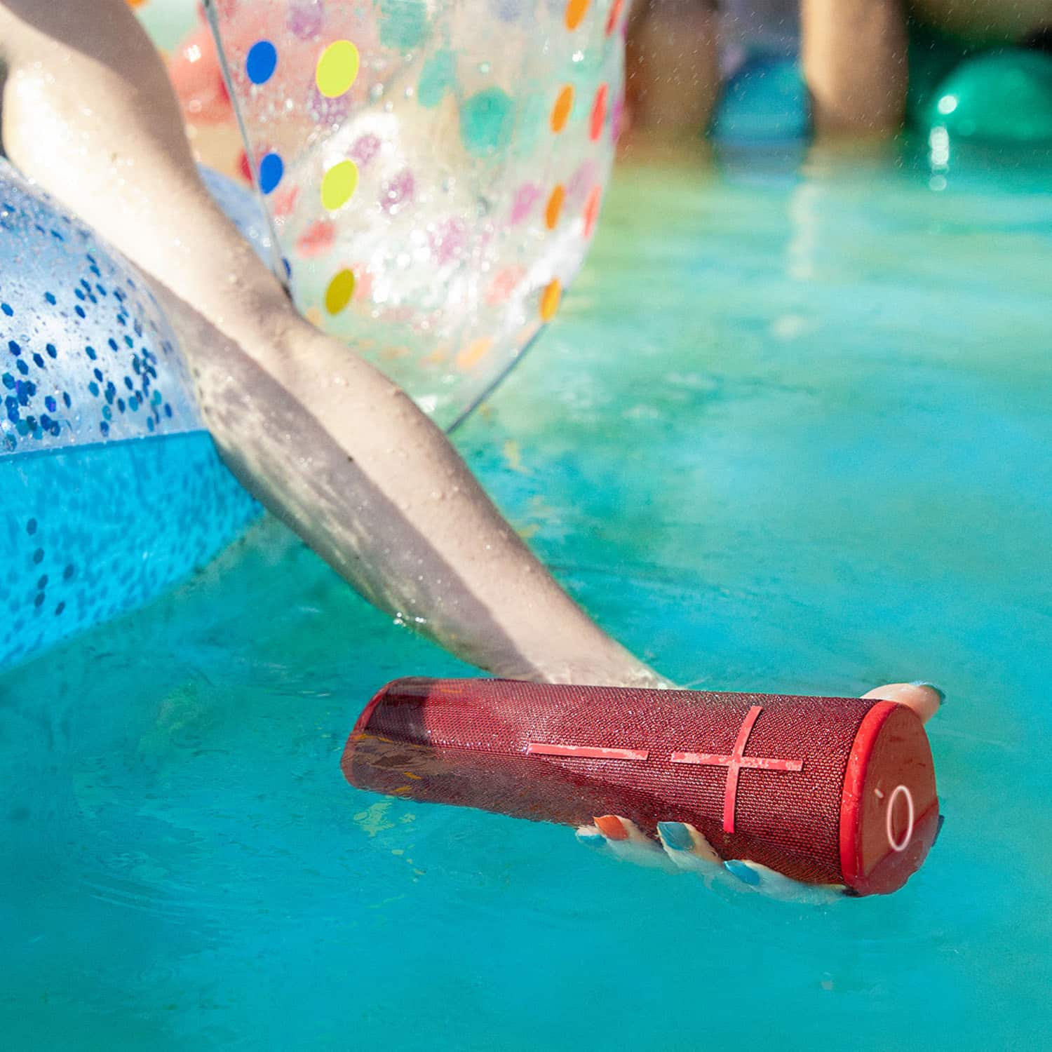 Alt View 12. Ultimate Ears - BOOM 3 Portable Wireless Bluetooth Speaker with Waterproof/Dustproof Design - Lagoon Blue.
