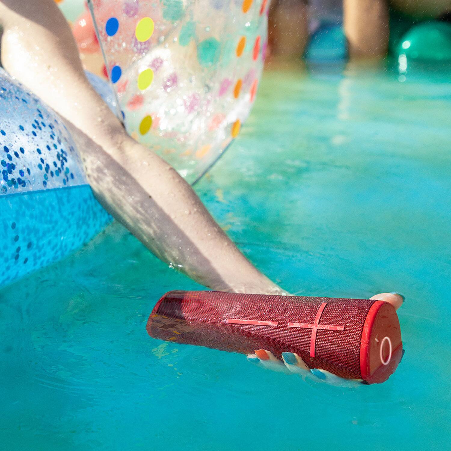 Alt View 12. Ultimate Ears - BOOM 3 Portable Wireless Bluetooth Speaker with Waterproof/Dustproof Design - Lagoon Blue.