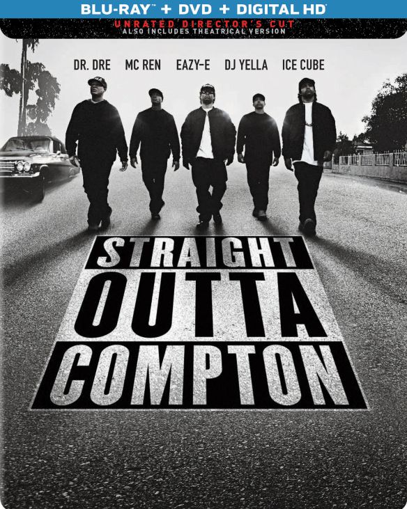  Straight Outta Compton [SteelBook] [Includes Digital Copy] [Blu-ray/DVD] [2015]