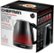 Alt View 14. CHEFMAN - 1.7L Color Changing Electric Kettle - Red/Black/Stainless Steel.